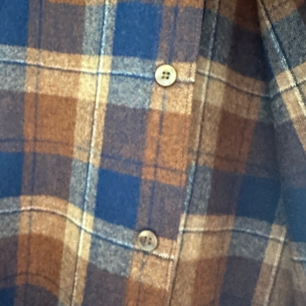 Pendleton Brown Casual Button Down Shirt Virgin W… - image 4